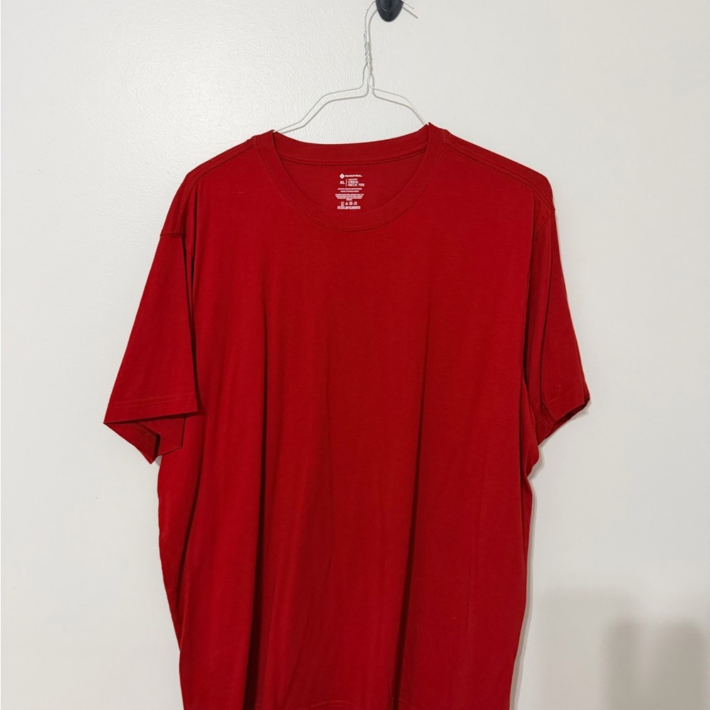 Vibrant Red Short Sleeve Men's Tee